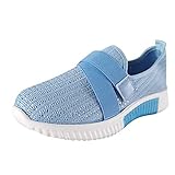 Sunnyuk Slip-on Mode Damen Schuhe mit Dicke Sohle Lässige Einzelschuhe Einfarbig Fashion Leichte Atmungsaktiv Turnschuhe Bequem rutschfest Joggingschuhe Laufschuhe W