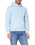 Fruit of the Loom Herren Kapuzenpullover, Blau (Sky), Larg