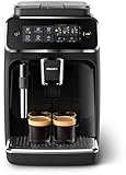 Philips 3200 Serie EP3221/40 Kaffeevollautomat, 4 Kaffeespezialitäten, Schwarz/Klavierlack-schw