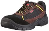 Lico SECURITY LOW Herren Sicherheitsschuhe, Schwarz/ Braun/ Gelb, 38 EU