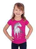 Trigema Mädchen 236248119 T-Shirt, hibiskus, 152