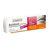 ACICLOVIR ratiopharm Lippenh, 2 g