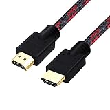 Shuliancable HDMI Kabel, kompatibel High Speed mit Ethernet ARC 3D Ultra HD 1m 2m 3m 5m 10m 15m 20m 25m(1m, Black)