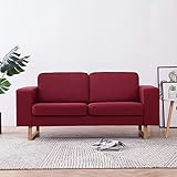 YOPOTIKA Sofa Couch Loungesofa Relaxsofa Relaxcouch Gästesofa Bettsofa Schlafcouch Ecksofa 2-Sitzer-Sofa Stoff W