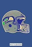 80's Seahawks Helmet [vintage Distressed] Notebook: Diary, Matte Finish Cover, Journal, 6x9 120 Pages, Planner, Lined College Ruled Pap