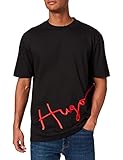 HUGO Herren Dresco T-Shirt, Black1, L