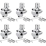 Rekuopl 6Pack BPV-31 Piercing Valve Leitung Hahn Ventil Kits Einstellbares Ventil für Klima Anlagen HVAC 1 / 4Zoll, 5 / 16Zoll, 3 / 8Z