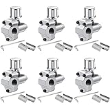 Rekuopl 6Pack BPV-31 Piercing Valve Leitung Hahn Ventil Kits Einstellbares Ventil für Klima Anlagen HVAC 1 / 4Zoll, 5 / 16Zoll, 3 / 8Z