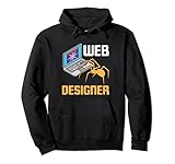 Lustige Web-Designer Website Design Entwickler Geschenke Spider Pullover H