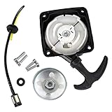 HURI Seilzugstarter Mitnehmerplatte Benzinschlauch mit Benzinfilter für Zipper ZI-MOS125, ZI-MOS145, ZI-MOS145G mobile Motorsense F