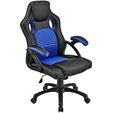 ArtLife Racing Schreibtischstuhl Montreal ergonomisch höhenverstellbar & gepolstert 120 kg belastbar Bürostuhl Drehstuhl PC Gaming Stuhl - b