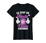 Damen Lustiges Geschenk für die beste Tante der Welt T-S