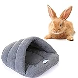 Meerschweinchen Haus Meerschweinchen Zubehoer Kleine Tier Plüsch Höhle Kuschelbett zum Kuscheln Schlafsack für Kaninchen Welpen Haustierhöhle Nest Kissen, 38 * 28cm 1PC