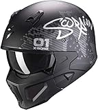 Scorpion Herren NC Motorrad Helm, Schwarz/Grau, L