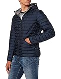 Winterliche Herren Jacke mit Kapuze, Jacke mit wasserabweisender Oberfläche, Herren Steppjacke mit Ripstop