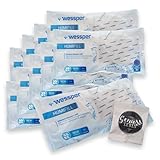 Genussleben Set mit Wessper Humifill Luftentfeuchter Nachfüllpack 10 Stück, Raumluftentfeuchter passend für alle Absorb