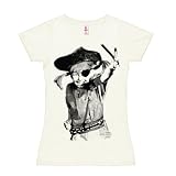 Logoshirt Pippi Langstrumpf - Pirat T-Shirt Damen - altweiß - Lizenziertes Originaldesign, Größe M