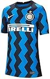 Nike Kinder T-Shirt Inter Y Nk BRT Stad JSY Ss Hm, Blue Spark/(White) (Full Sponsor), XS, CD4506