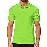 CFLEX Herren Sport Shirt Fitness Polo-Shirt Sportswear Collection - Electric Green L