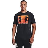 Under Armour Men's Boxed Sportstyle Short-Sleeve T-Shirt , Black (003)/Rogue Orange , Larg