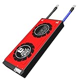 VARADOMO BMS-Batterieschutzplatine, 4S/8S/16S 12V/24V/48V 80A-250A 18650 Lithium-Ionen-Batterieschutzplatine, mit BT+485 und can,16S 24V 80
