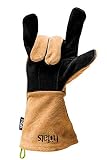 höfats - Grillhandschuhe aus Leder und Kevlar - hitzebeständig - zum Grillen, als Topfhandschuh oder O