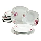 Creatable, 20194, Serie Amelie AIKO, Geschirrset Tafelservice 12 teilig, mehrfarbig,