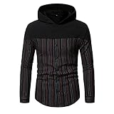 Hoodie Herren Herbst Winter Klassisch Mode Kariert Druck Herren Shirt Modern Strickjacke Mit Kordelzug Herren Langarm Täglich All-Match Herren F