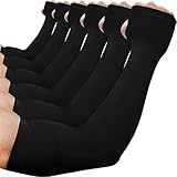 beister 6 Paar Ärmel Kühlung Armwärmer Cooling Arm Sleeves Tattoo Cover für Herren D
