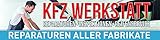 Werbebanner, Plane'KFZ Werkstatt', reparatur, Auto, mit Ösen, 2000 x 500
