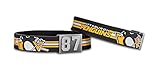 BRAYCE® Pittsburgh Penguins Armband mit Deiner Trikot Nummer 00-99 I Eishockey pur mit dem NHL® Pittsburgh Trikot am Handgelenk personalisierbar & handg