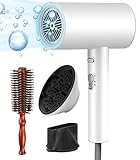 Jooayou Haartrockner, Föhn Fön Ionen-Haartrockner 2000W Ionentrockner Reisehaartrockner Hair dryer mit Diffusor Konzentrator Temperatur Geschwindigkeit Kühle Einstellbare für Kinder Damen H