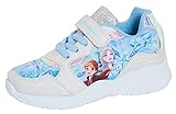 Disney Mädchen Frozen 2 Sport Turnschuhe Kinder Elsa Anna Easy Touch Fasten Schnürschuhe Casual Pumps Schuhe, - blau - Größe: 27 EU