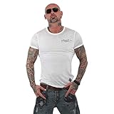 Yakuza Herren Burnout Trophy T-Shirt XXL Weiß