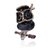 LOSAYM Broschen & Anstecknadeln Für Damen Retro Persönlichkeit Adler Brosche Tragen Brille All-Match M