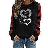 Valentinstag bluse damen elegant jeansjacke damen lang cardigan damen sommer pullover herren baumwolle crop top langarm cashmere pullover damen strickjacken damen tshirt damen bunt p