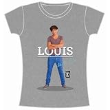 One Direction Damen ONEDTEE52LSG01 T-Shirt, grau, S