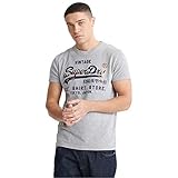 Superdry Herren VL INFILL Store Tee T-Shirt, Grau (Grey Marl 07Q), X-Larg