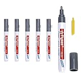 GESTAND 6 Stück Fugenstift Fugenmörtel Fliesen Stift Fugenmarker mi Fugen Reparatur für Hause (Hellgrau)