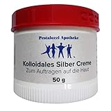 Kolloidales Silber Creme (50 g) aus Apotheken-Herstellung - hochwertige Qualität - bewährte Originalrezeptur Silbercreme Pestalozzi-Apothek