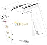 PREMIUM Erfolgsjournal - Nachfüllpapier A5 - Bullet Journal - Kalender 2021 2022 - Terminplaner - Terminkalender - Tagebuch - Wochenplaner - To do Liste - Notizbuch - Planner - Organizer LIFEBOARD