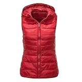 Steppweste Damen beige, Damen Weste Neun Punkte Gesteppt Kurze Dicke Warme Parkas Weste Mantel, Vintage Taschen Kordelzug Ärmellose Baumwolljacke Oberbekleidung Schicke Oberteile Für D