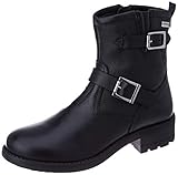 Les Tropéziennes par M. Belarbi Damen Looky Motorradstiefel, Noir, 36 EU
