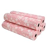 Cangle 5 Rollen Schubladeneinlagen, Schrankeinlagen, Küchenschrank, Schrankeinlagen, Schlafzimmer, Regaleinlagen für Küchenschränke, nicht klebend, 30 cm x 3 m x 5 Rollen (T)