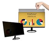 VistaProtect – Premium Blickschutzfilter & Anti-Blaulichtfilter, Privacy Filter Anti Blue Light Blickschutzfolie für Computermonitore (24' Zoll - 16:10)