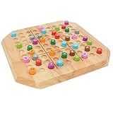 freneci Wooden Number Puzzle Sudoku Brettspiele Lernspielzeug für Erw