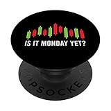 Daytrading Monday I Trader Daytrader Chart Stock Market PopSockets mit austauschbarem PopGrip