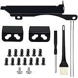 22Pcs Fan Mount Rack PCI Slot Halterung Lüfter 9cm 12cm Computer Heizkörper Ständer Halter DIY Support Tool Mit Pinsel und Schraubendreher für Grafikkarte Grafikk