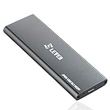 LEVEN Extreme Portable SSD 1TB (bis zu 540 MB/s), USB-Kabel Typ C auf C sowie Typ C auf A – (JPSS1000SSD1TB)