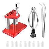 Himetsuya Uhrenreparaturwerkzeug Uhrenreparaturheber Handentferner Kolbenabzieher Press Fitting Kit U
